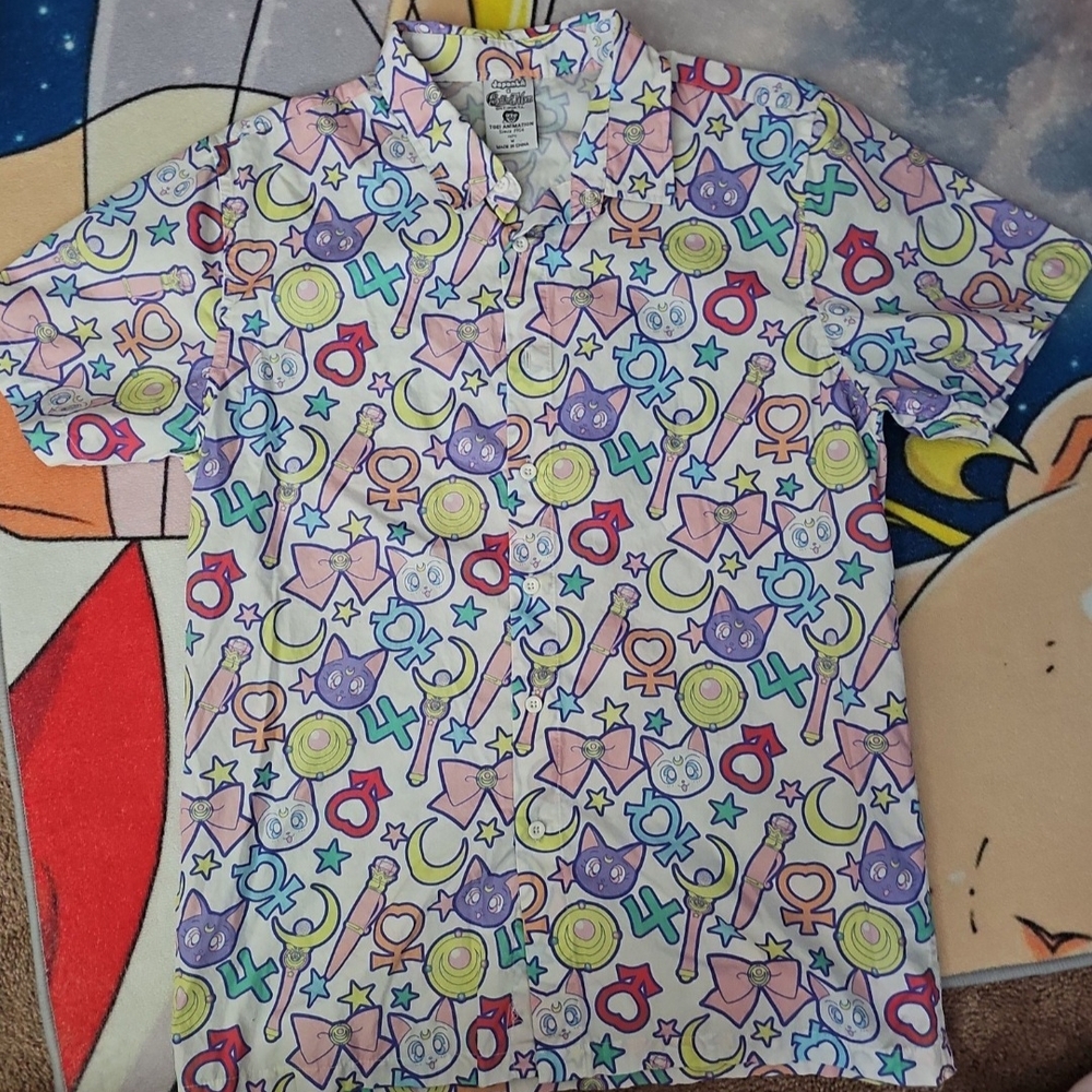 JapanLA Sailor Moon Button Up
